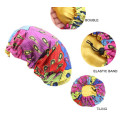 UNIQ Africa Kids Satin Bonnet Elastic Sleep Showering Bonnet Double Layer Hats